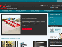 Tablet Screenshot of prodiguide.com